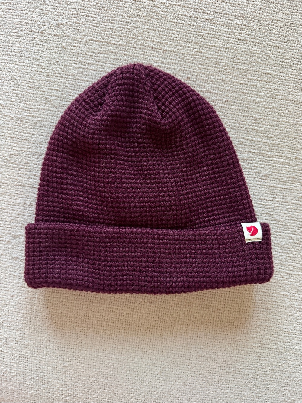 Fjallraven Maroon Knit Beanie